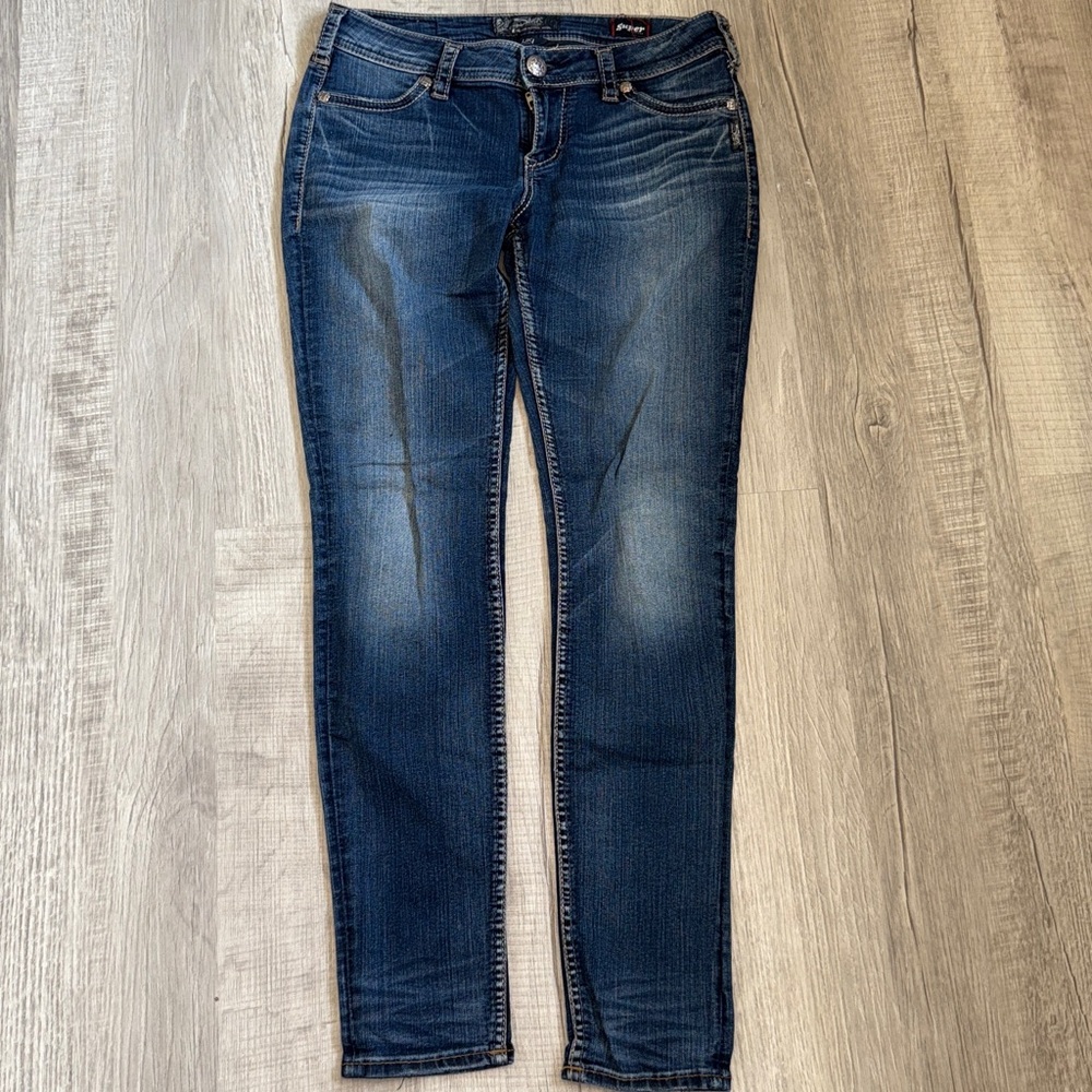 Silver Jeans Suki Dark Wash Denim